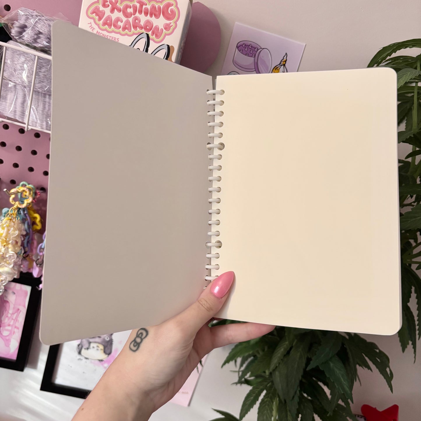 kawaii notebook - green