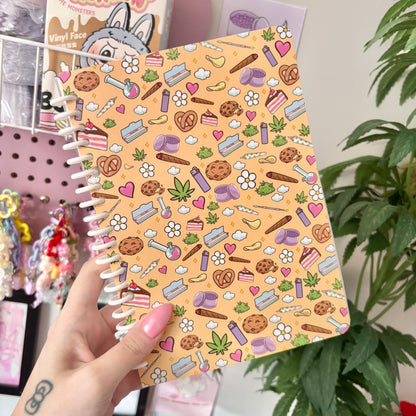 kawaii notebook - yellow