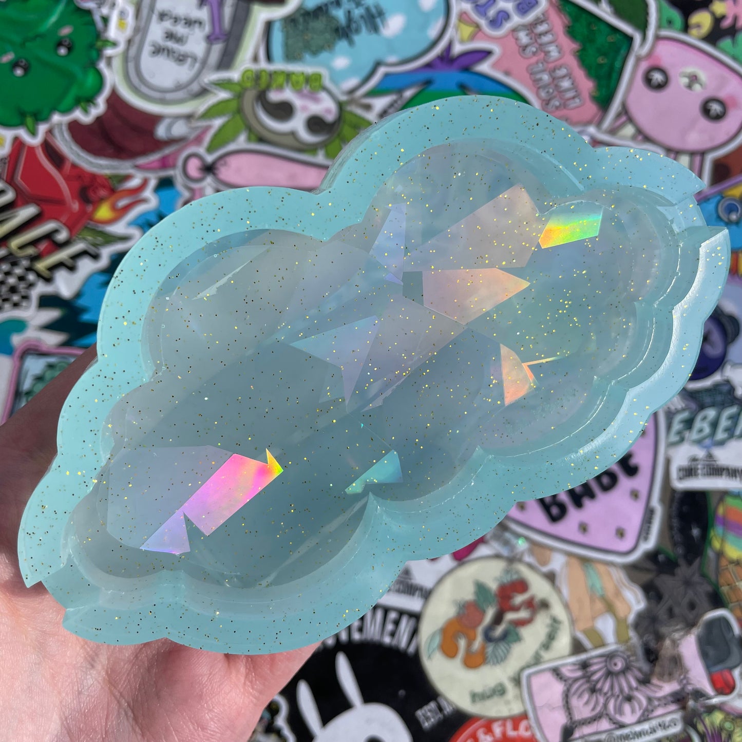 In the Sky Holographic Cloud Tray – lilxbun