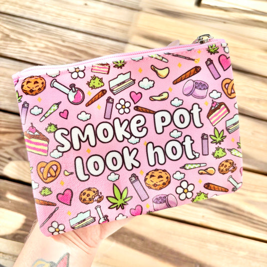 Smoke Pot Look Hot Pouch